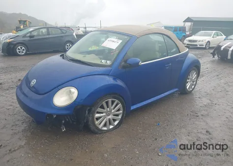 2008 Volkswagen New Beetle Se from USA, damaged, VIN 3VWRF31Y28M402846
